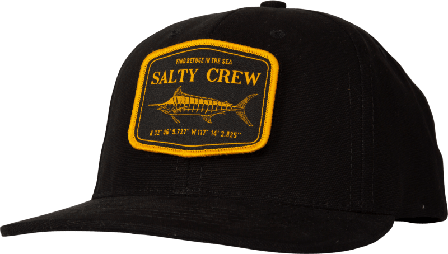 Salty Crew Covert 6 Panel caps Black OneSize