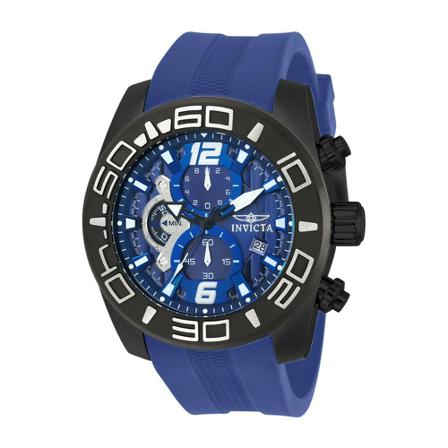 Invicta Watches Pro Diver Quartz Herenhorloge - 50mm , Zwart , Heren , Maat: ONE Size Horloges
