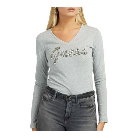 Guess Long Sleeve Tops , Grijs , Dames , Maat: M