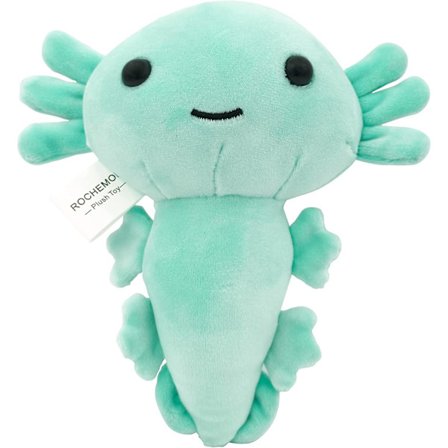 Söt Axolotl Plysch Fylld Djur, Mjuk Axolotl Plyschdocka, Axolotl Plysch Leksak Present Till Barn Småbarn Flickor Pojkar Barn Grön Axolotl 7,9 Tum