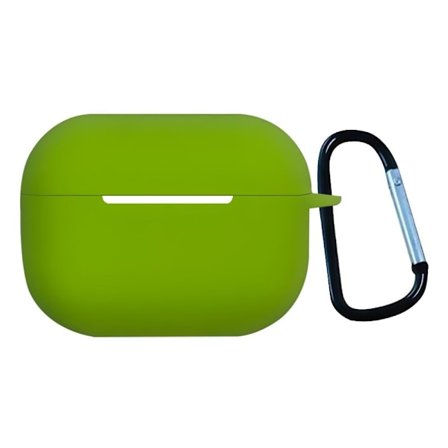 AirPods Pro 2 silikonfodral med spänne - Matcha Grön