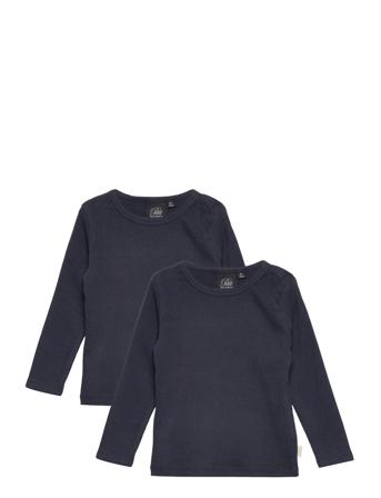 T-Shirt Long-Sleeve T-shirts Long-sleeved T-shirts Navy Petit By Sofie Schnoor