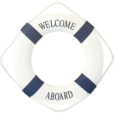 Medelhavsmarin Livboj Heminredning Eller Väggdekorativa Prydnader