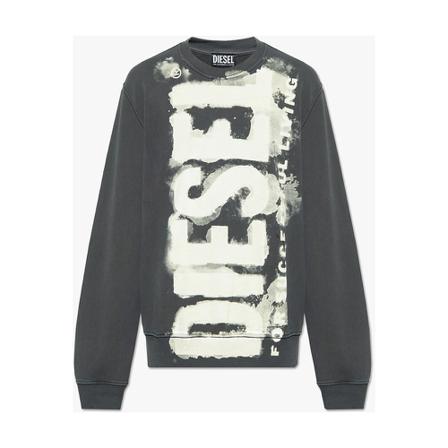 Diesel S-Ginn sweatshirt , Grijs , Heren , Maat: M