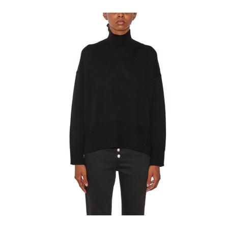 Dondup, Turtleneck Zwart, Dames, Maat:S
