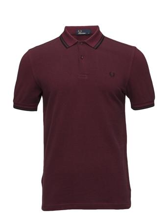 Twin Tipped Fp Shirt Polos Short-sleeved Rød Fred Perry