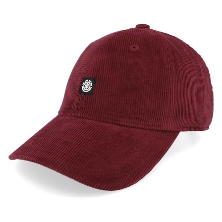 Element - Rood unconstructed Cap - Icon Corduroy Zinfandel Dad Cap @ Hatstore