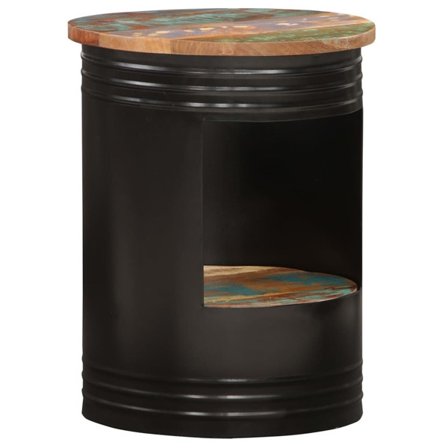 vidaXL Soffbord 43x55 cm massivt återvunnet trä