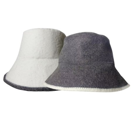 Saunahat, Filtet Russisk Saunahat, Vandabsorberende Badehat, Genanvendelig Fisker Sauna Hue, Banya Hat til Mænd Kvinder (FMY)