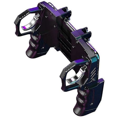 3-i-1 Mobil Spilcontroller, 4-finger Hurtig Mobil Spil Trigger Kompatibel Med Pubg Gamepad Spil Gratis Skydning