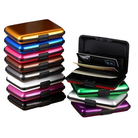 Korthållare i Aluminium. VIT