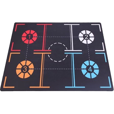 Basketball Fodspor Måt Støjreduktion Professionel Genanvendelig Indendørs Lydisolering Basketball Kontrol Træning Kompatibel Med Børn Voksne