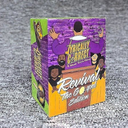 Lyrically Correct Ett Musik Trivia Kortspel Kompatibelt med Vänner Vuxna Familjesammankomster Festspelskvällar