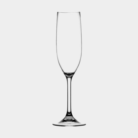 Bicchieri da champagne in plastica Marine Business Party Clear, antiscivolo, trasparente, 24 cl, confezione da 6