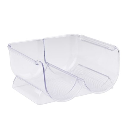 Dobbelt flaskeholder til køleskabet med to rum