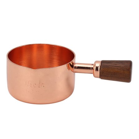 304 rustfri stål saucekop med håndtag, kan bruges som en bøf dyppesauce skål eller en ketchup skål, rosaguld, 60 ml.