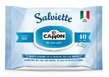 Camon Salviette Excel Per Cani/Gatti 40 Pezzi
