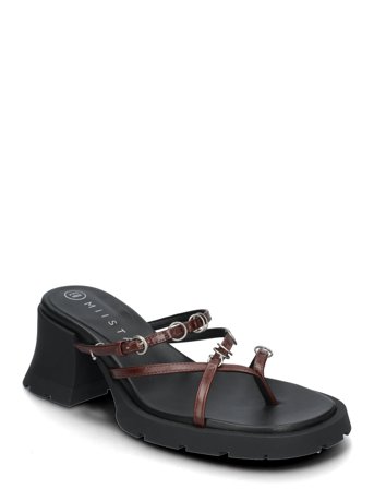 MIISTA Jaslene Brown Sandal - Black - 40