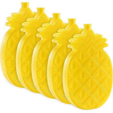 2025 Madkasse Køleelementer (5-pak) - Børne Cool Pack Fryseblokke til Drenge eller Piger - Genanvendelige slanke Køleelementer