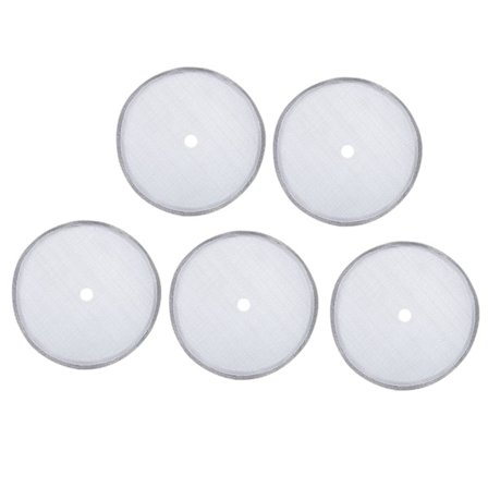 5 st Rostfritt Stål Kaffefilter för 600ml Fransk Press Kaffekanna Mesh Filter Tillbehör