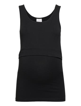 Mlmia June Jrs Tank Top 2F E. A. Black Mamalicious