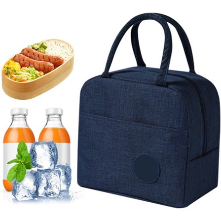 Isolerad lunchlåda väska matkasse för kontorslunch kylväska lätt isolerad lunchlåda väska picknickväska med handtag för skola utomhus m