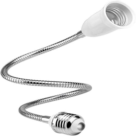 Universal lampeholder, forlenget lampeholder, konverteringslampe