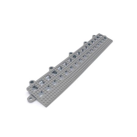 Edging FLEXI-DECK, female, 3-pack, grey