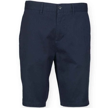 Front Row Herr Chino Stretch Shorts 38R Marinblå