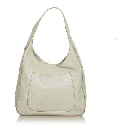 Prada Vintage, Pre-owned Shoulder Bags Grijs, Dames, Maat:ONE Size,leather