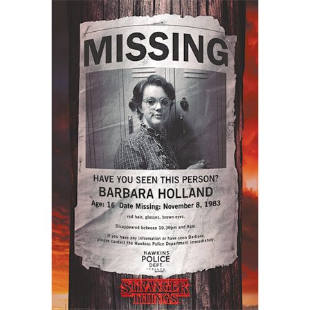 Stranger Things - Missing Barb