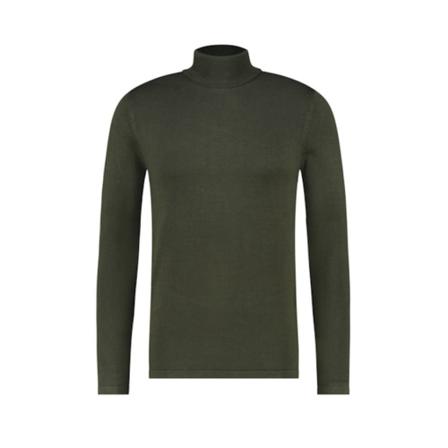 PureWhite, Knitwear Turtleneck Longsleeve Groen, Heren, Maat:2XL
