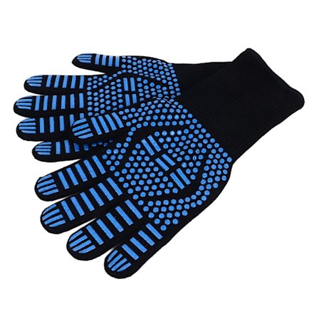 Varmebestandige BBQ-hansker Vaskbar Aramid Bomull for Matlaging Baking Kutting