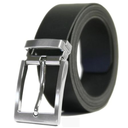 Svart läderbälte XXL Svart Svart 145 CM (Midjemått)_tfrf