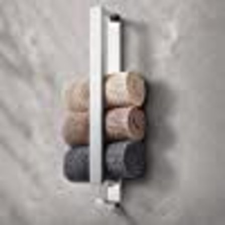 40CM(Sølv)Håndkleholder for bad, selvklebende veggmontert håndkleholder, håndklestang i 304 rustfritt stål, for bad og kjøkken