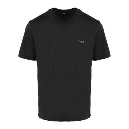 Z Zegna, T-Shirts Zwart, Heren, Maat:M