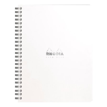 Rhodia Notebook Spiral Vit A5 Linjerat