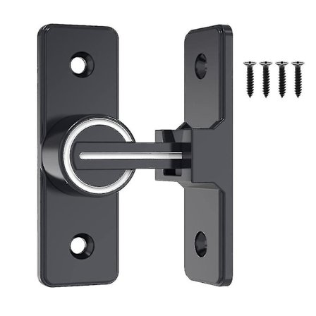 Staldør Lås Hardware, 90 Graders Kraftig Portlås Flip Lås Sikkerhedsdør Bolt Lås 1