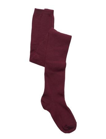 Wool/Cotton Tights Red Mp Denmark