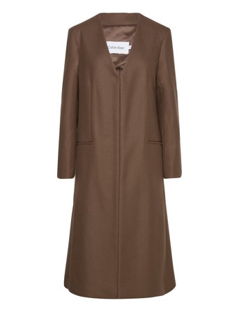 Calvin Klein | Interconnected Wool Coat | 40