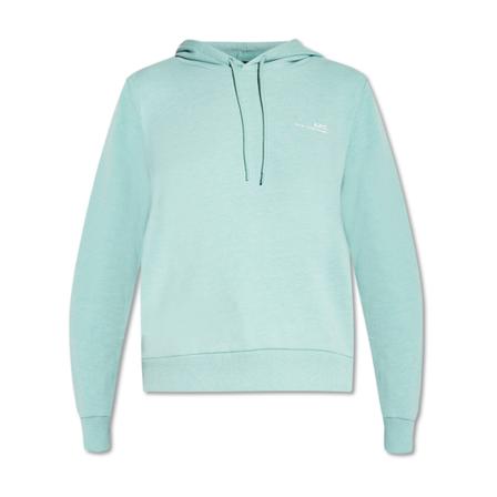 A.p.c. Embroidered hoodie Blå, Dame