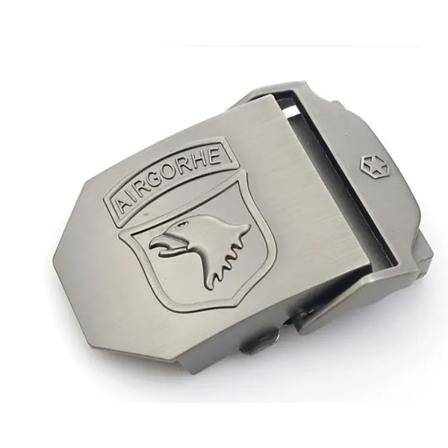 BOKADIAO Canvas Bältes spänne Endast spänne i legering metall 4,5 X 6,8 cm lyxigt militär armé taktiskt bältesspänne med bredd 3,8 cm bälten Type 24