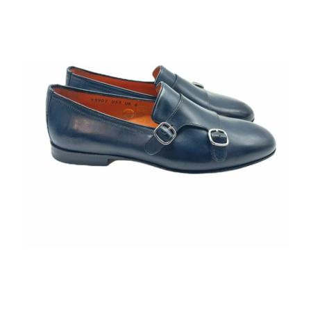 Santoni, Loafers Blauw, Heren, Maat:40 EU