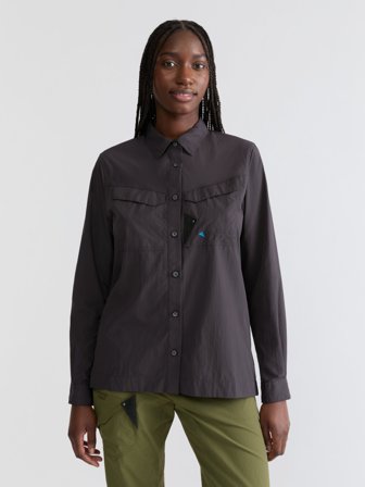 Klättermusen - Syn LS Shirt Women's's - Raven - Women's - L