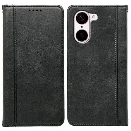 Til OnePlus Nord CE5 5G Etui Skjult Magnetisk Lukning Kalvetekstur Læder Telefoncover