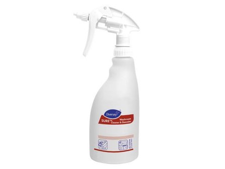SURE Sprayflaska Washroom Cleaner & Descaler 500ml - Lyreco - Städ och hygien - Städredskap - Sprayflaskor