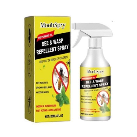 1-3 stk. Bi- og hvepseafvisende spray, hvepsespray med naturlige plantebaserede pebermynteolier, bispray