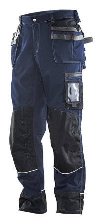 Jobman Core 2181 Arbeidsbukse marineblå/svart C62, Klær