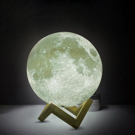 Månlampa med 16 Olika Färger + Fjärrkontroll 18 cm