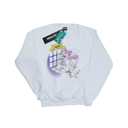 Animaniacs Boys Pinky And The Brain Take Over The World Sweatshirt